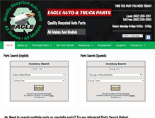 Tablet Screenshot of eagleautoaz.com